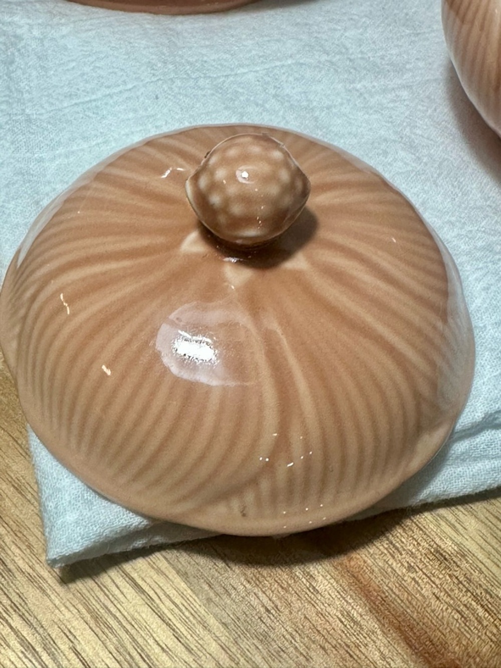 Vintage Peach Mikasa Creamer and Sugar bowl set - Picture 8 of 9